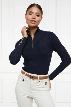 Ava Half Zip Knit