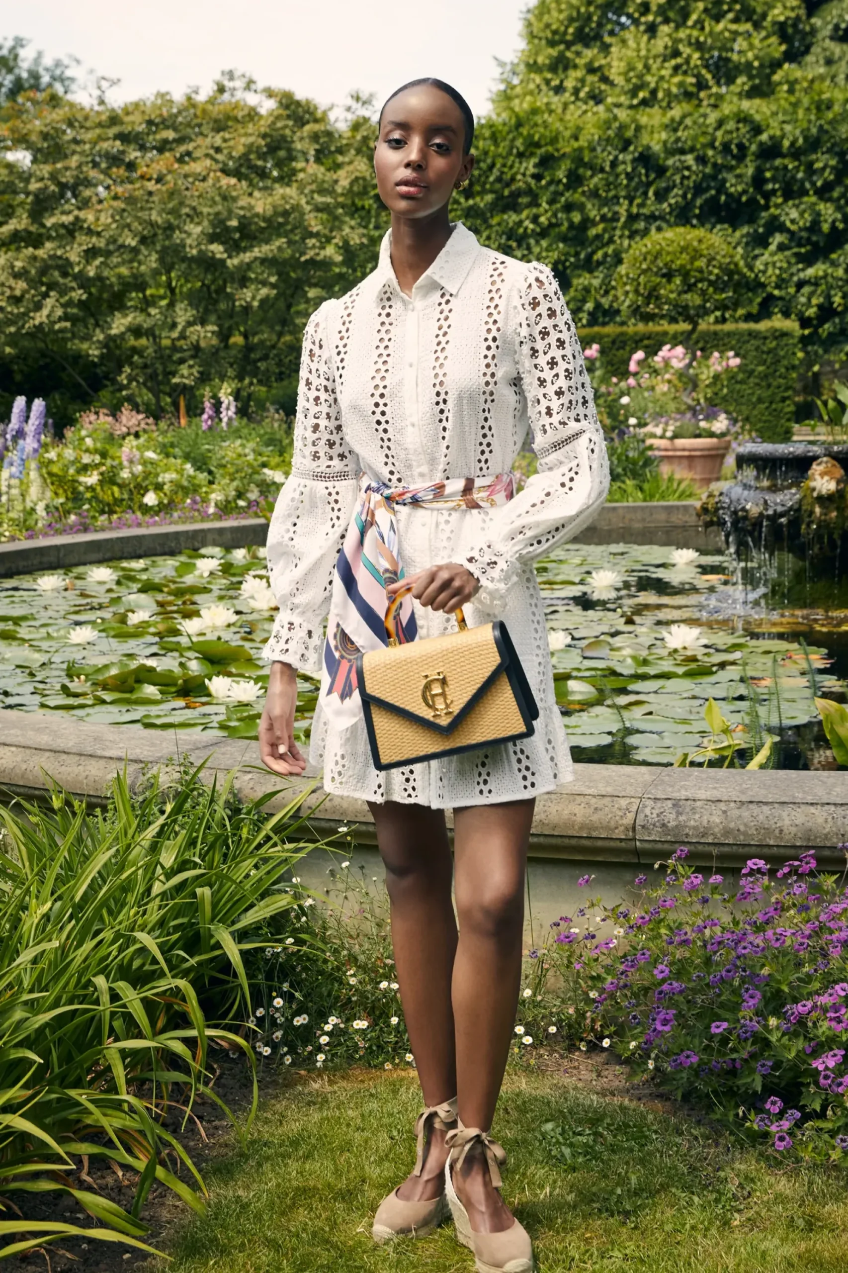 Broderie Lace Dress