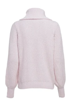 Corded Roll Neck Knit