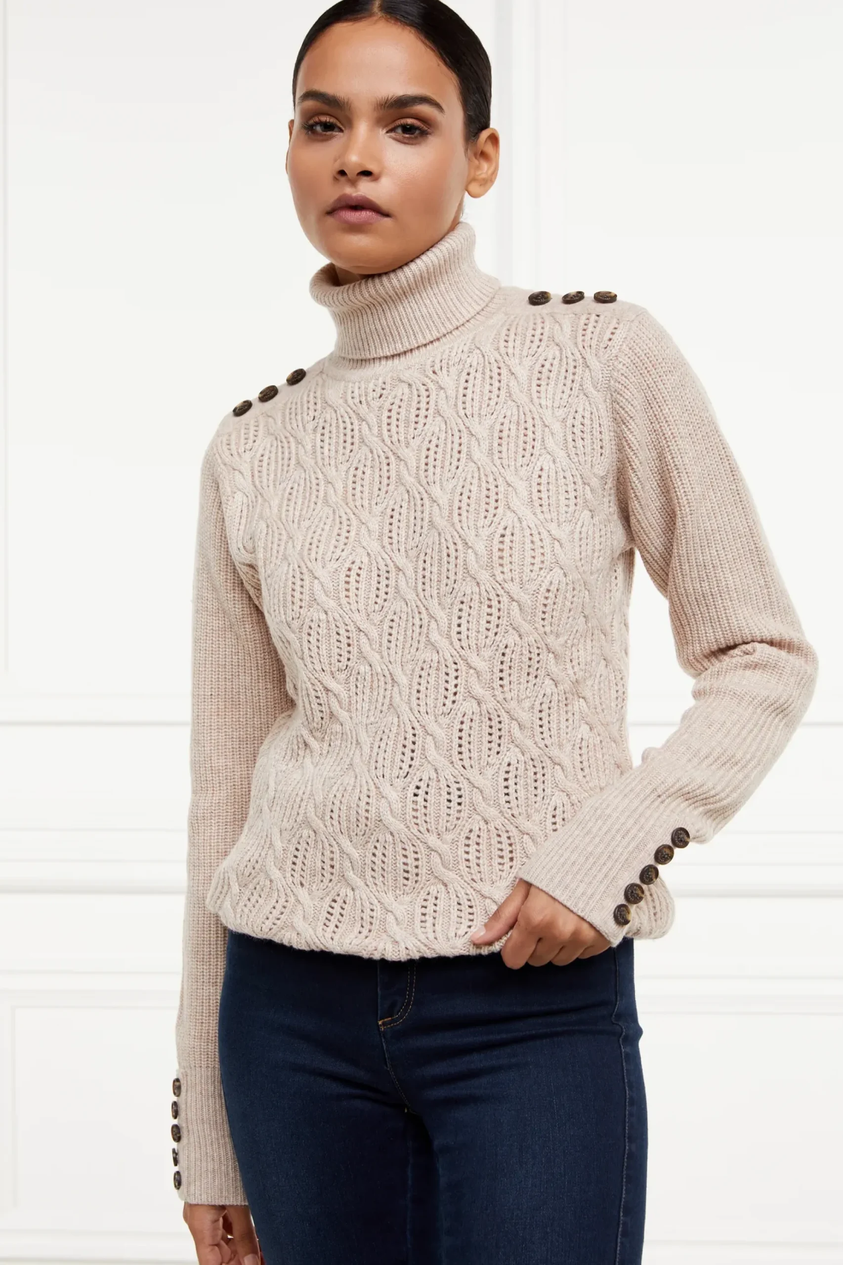 Cotswold Roll Neck Knit