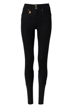 Denim Thermal Full Grip Breeches