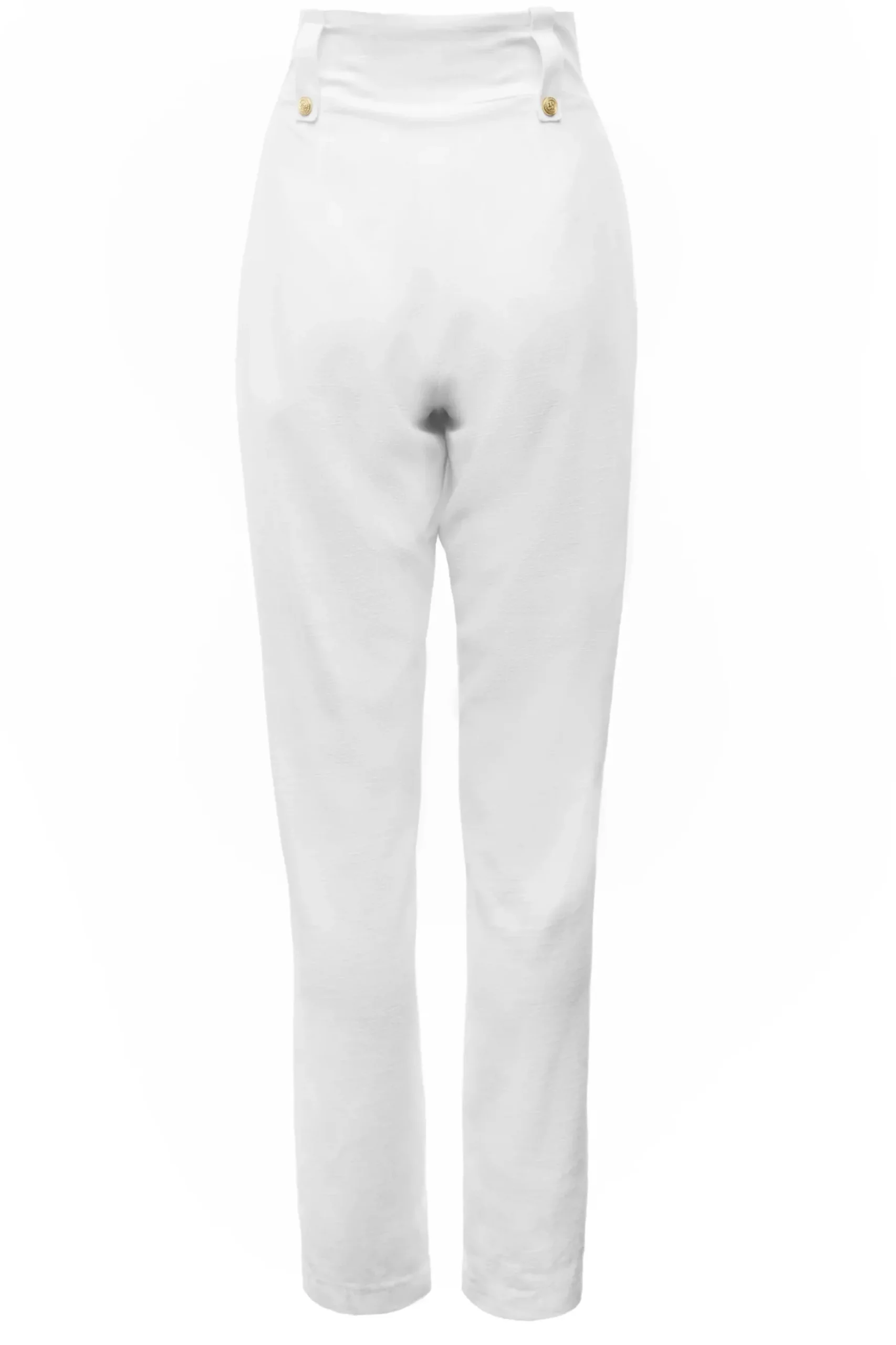High Waisted Peg Trouser