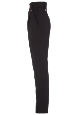 High Waisted Peg Trouser
