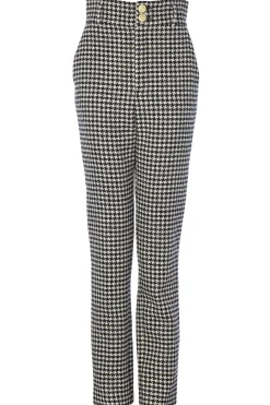 High Waisted Peg Trouser