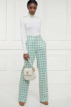 High Waisted Straight Trouser