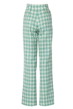 High Waisted Straight Trouser