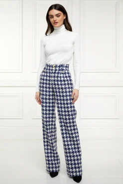 High Waisted Straight Trouser