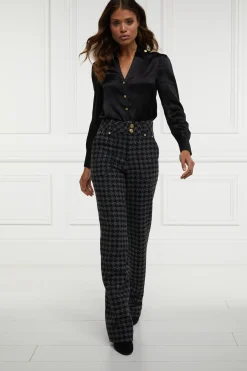 High Waisted Straight Trouser