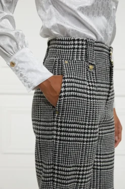 High Waisted Straight Trouser