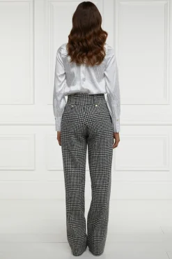 High Waisted Straight Trouser