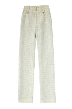 High Waisted Straight Trouser