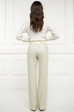 High Waisted Straight Trouser