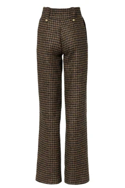 High Waisted Straight Trouser