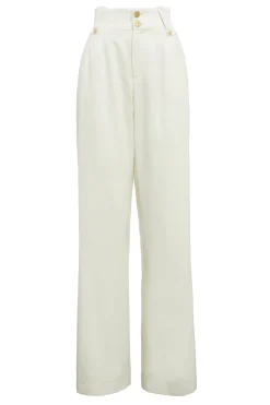 High Waisted Straight Trouser