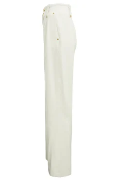 High Waisted Straight Trouser