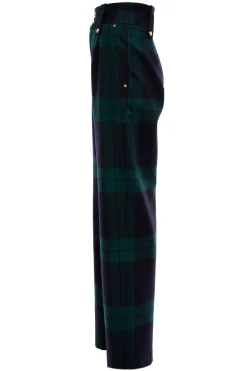 High Waisted Straight Trouser
