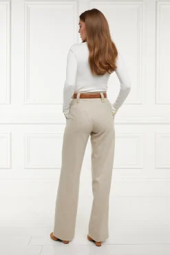 High Waisted Straight Trouser
