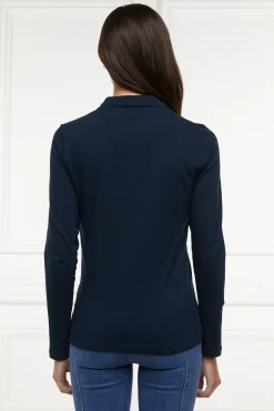Long Sleeve Crest Polo