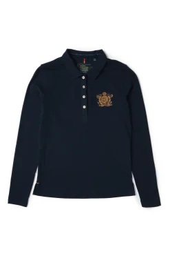Long Sleeve Crest Polo