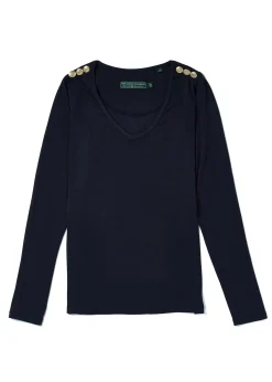 Long Sleeve V-Neck Tee