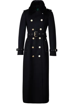 Marlborough Shearling Trench Coat