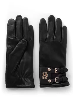 Monogram Leather Gloves