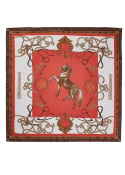 Regal Horse Silk Scarf