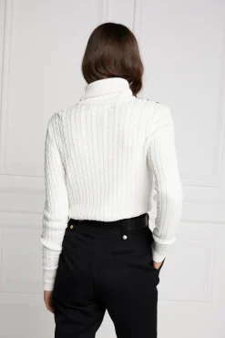 Seattle Roll Neck Cable Knit
