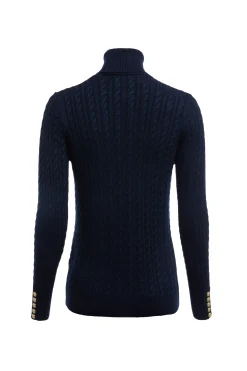 Seattle Roll Neck Cable Knit