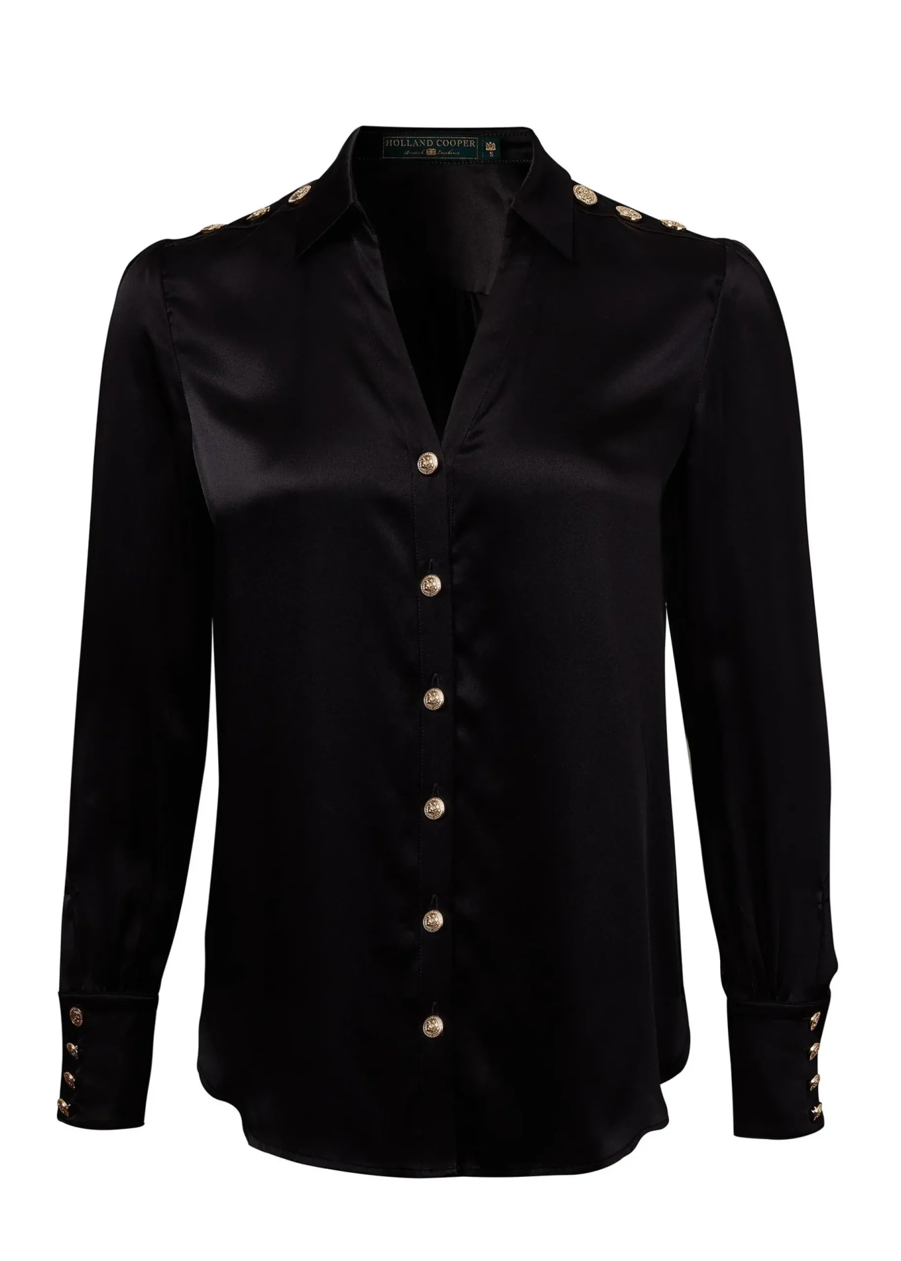 Silk V-Neck Blouse