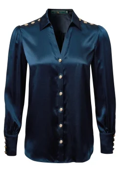 Silk V-Neck Blouse