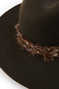 Trilby Hat Double Feather Band