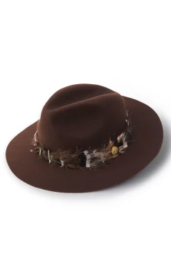 Trilby Hat Iridescent Feather Band
